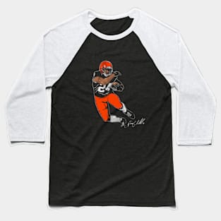 Nick Chubb Superstar Pose Baseball T-Shirt